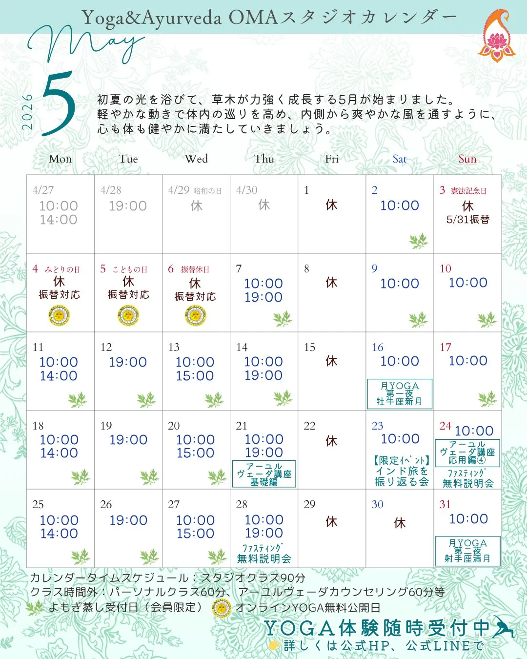 「もう5月？」と感じる季節の早さ🌿